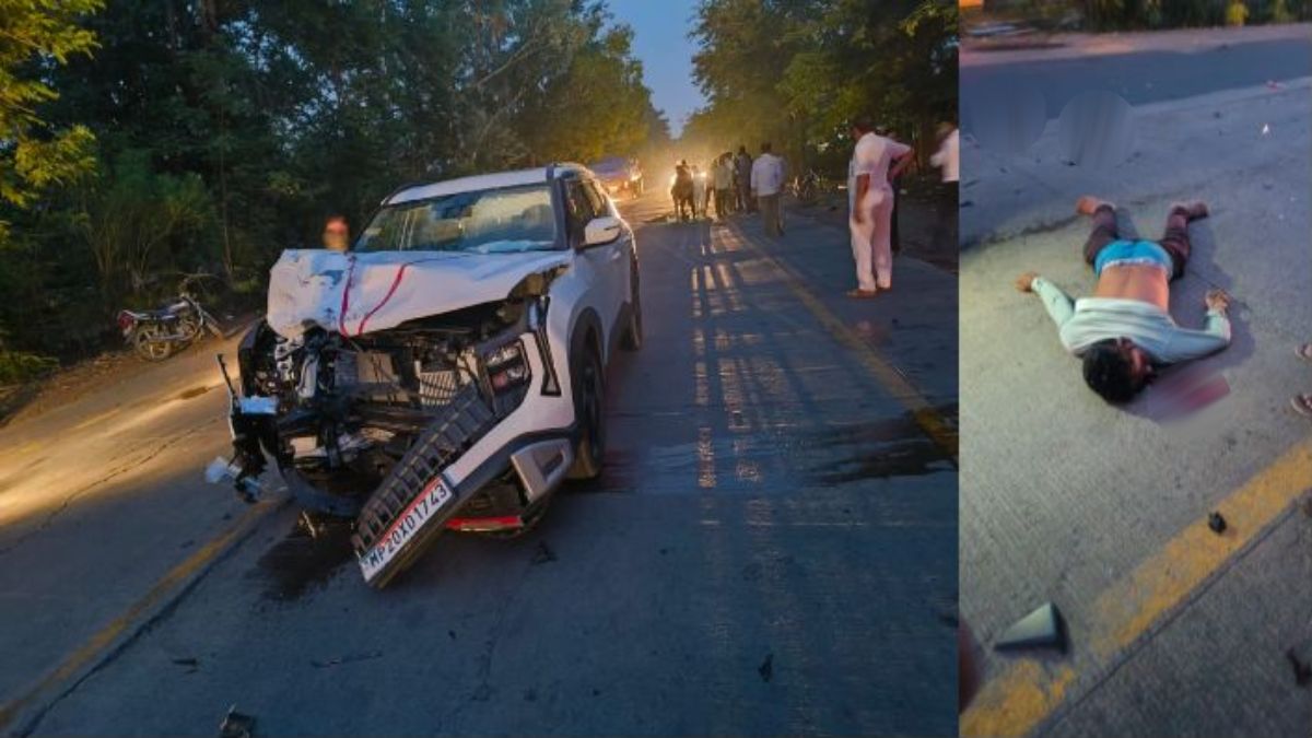 पूर्व विधायक की कार ने बाइक सवार को मारी टक्करः मौके पर ही मौत, रायपुर से मंडला जा रही थी कार