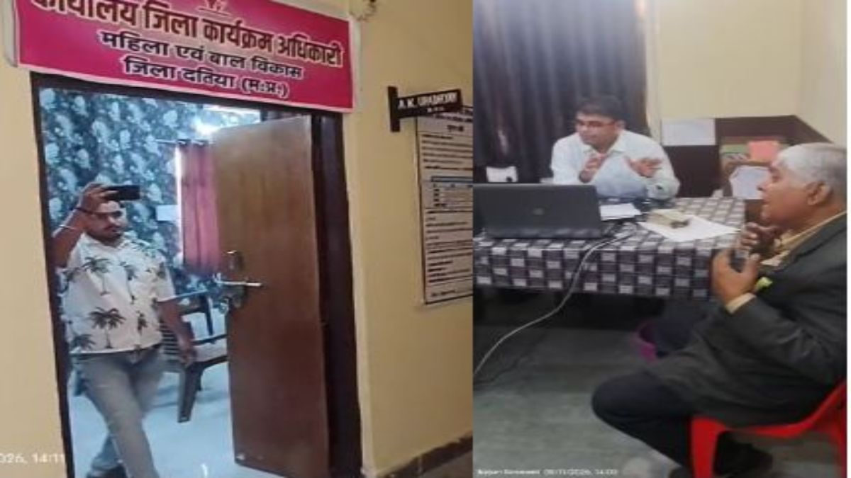 महिला एवं बाल विकास विभाग में हाईवोल्टेज ड्रामा: 1.66 लाख लेकर पहुंचे वकील, डीपीओ बोले- ‘पकड़ो मेरा कॉलर- थप्पड़ मारो’, जानें क्या है मामला