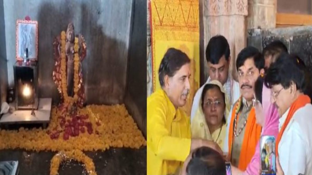 धार भोजशाला पहुंचे सीएम डॉ. मोहनः हाईकोर्ट के फैसले के बाद की मां वाग्देवी की पूजा-आरती, बोले- विदेश से वापस आएगी मां वाग्देवी की प्रतिमा
