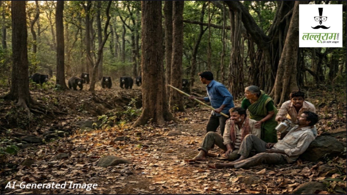 CG Bear Attack : तेंदूपत्ता सीजन में जंगली जानवरों का आतंक! 6 भालुओं के दल ने 2 ग्रामीणों को किया घायल