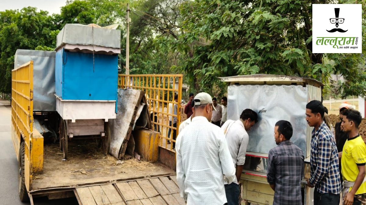गरीबों के हटाए ठेके लेकिन भू-माफियाओं पर मेहरबानी! कोर्ट के सामने सरकारी जमीन पर अवैध प्लाटिंग, 8 महीने से खामोशी