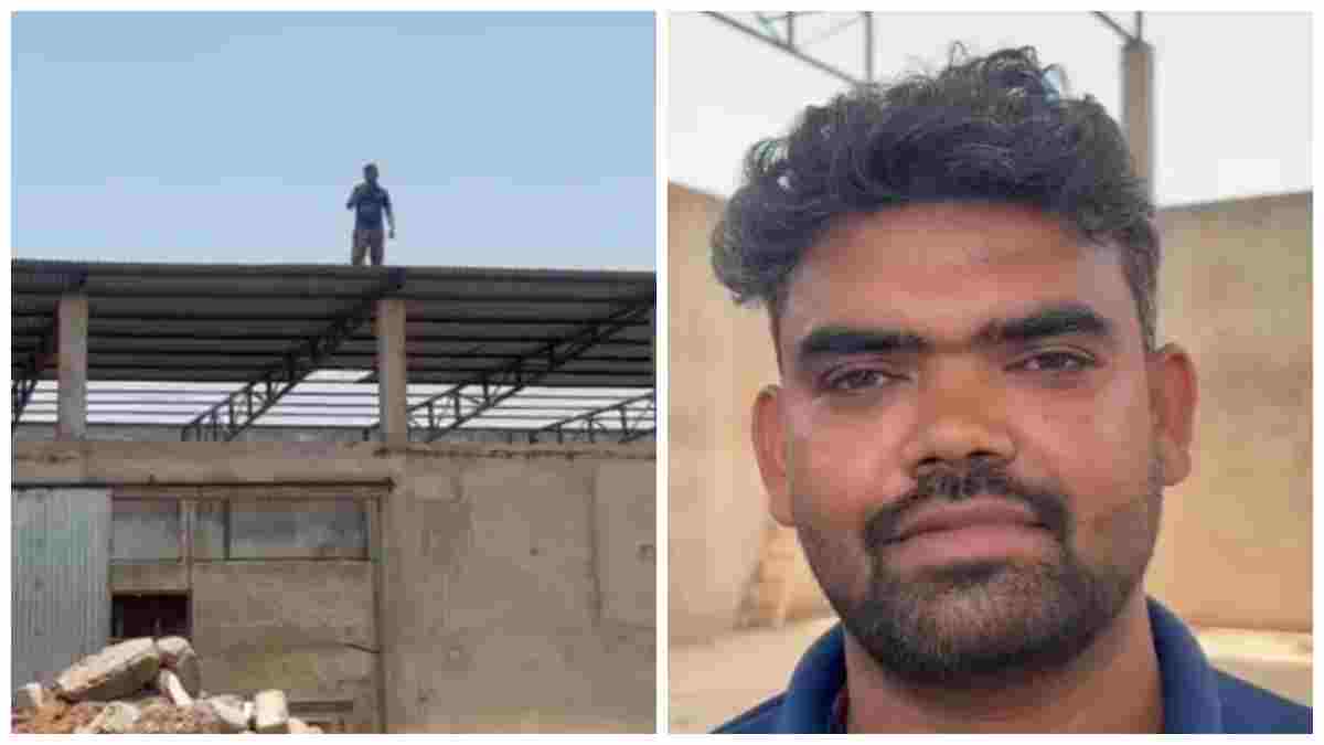 हाईवे किनारे हाईवोल्टेज ड्रामा: अतिक्रमण हटाने गया प्रशासन तो प्लांट के ऊपर चढ़ा युवक, करने लगा ये मांग   
