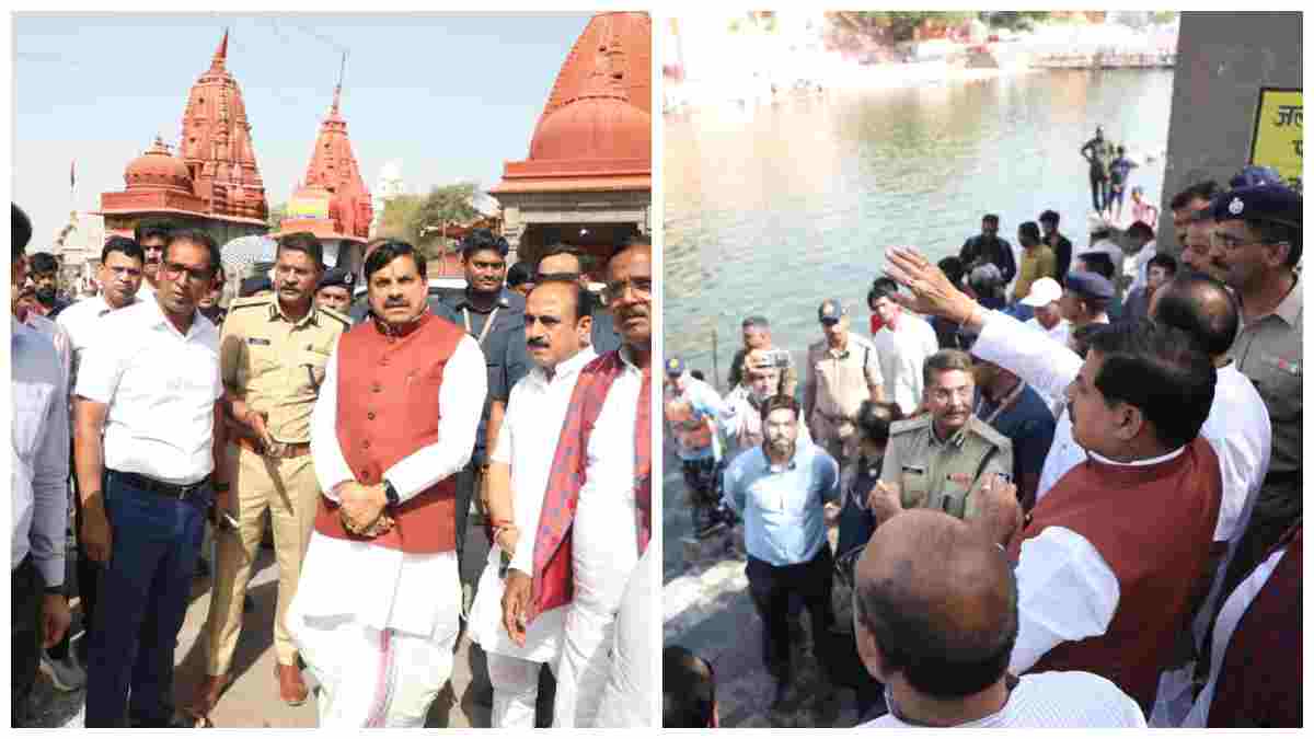 रामघाट पहुंचे मुख्यमंत्री डॉ. मोहन यादव, “सिंहस्थ-2028” की तैयारियों का किया निरीक्षण
