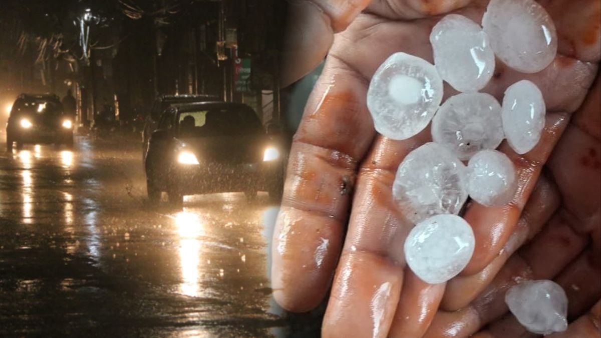 छत्तीसगढ़ में मौसम का रौद्र रूप: राजधानी रायपुर में गिरे ओले, कई जिलों के लिए ‘रेड और ऑरेंज’ अलर्ट जारी