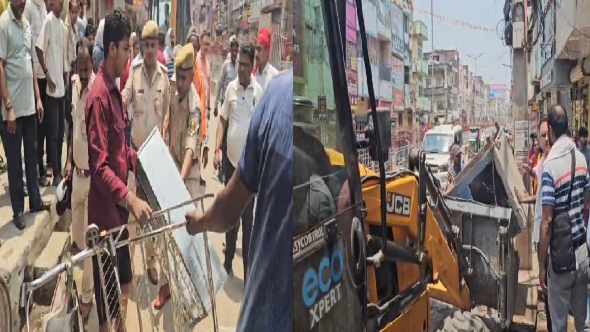 अतिक्रमण के खिलाफ प्रशासन ने चलाया मेगा ड्राइव अभियान, अधिकारियों से उलझे अतिक्रमणकारी