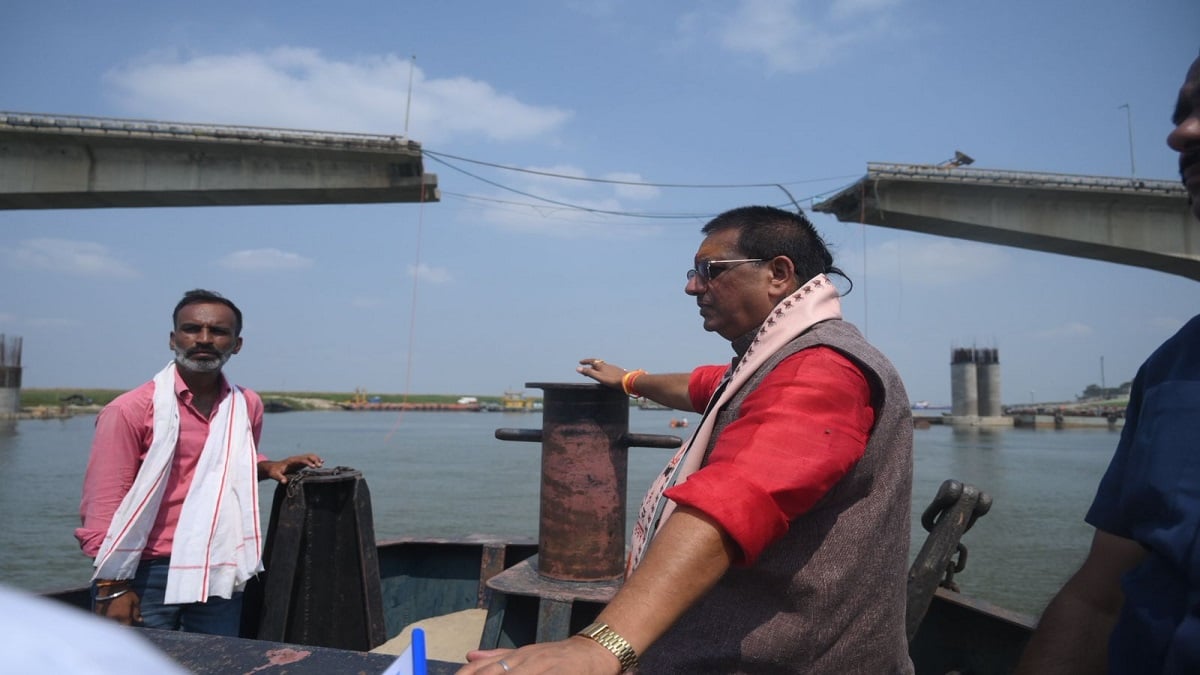 विक्रमशिला सेतु का पथ निर्माण मंत्री ने लिया जायजा, बताया कब से शुरू होगा वाहनों का परिचालन