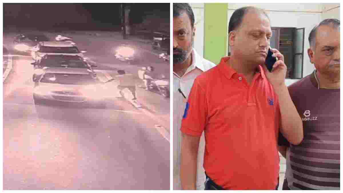 बैंक मैनेजर की गुंडागर्दी: गनपॉइंट पर सोसायटी अध्यक्ष को किडनैपिंग की कोशिश, दबंगई CCTV में कैद 