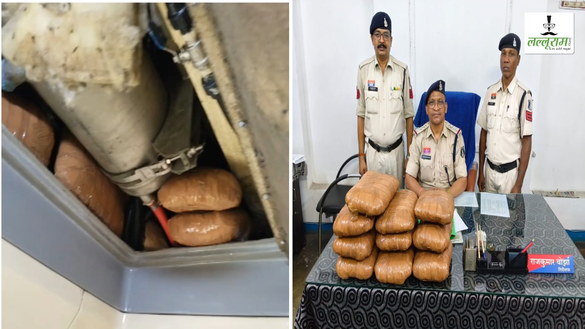 तस्करी का नया तरीका: ट्रेन के बाथरूम में फॉल्स सीलिंग के अंदर मिला लाखों का गांजा, तस्करों की चालाकी देखकर पुलिस भी दंग
