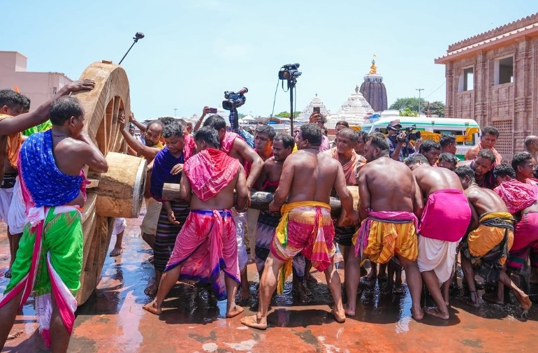 आज श्रीक्षेत्र में ‘भौंरी’ यात्रा, रथों के पहिए और धुरी जोड़ने की रस्म होगी पूरी …