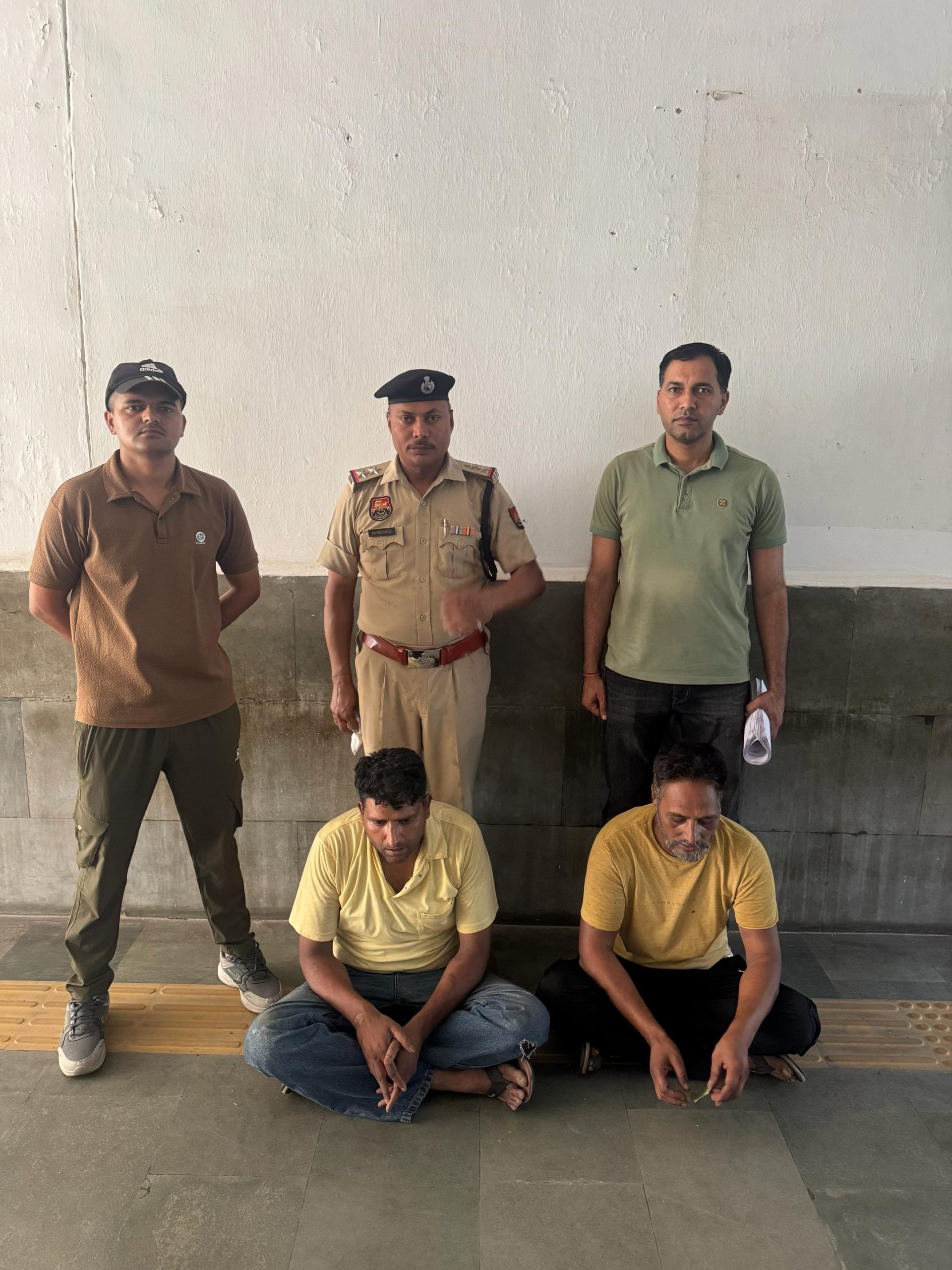 13 ग्राम हेरोइन समेत दो आरोपी चढ़े पुलिस के हत्थे, जेल भेजे