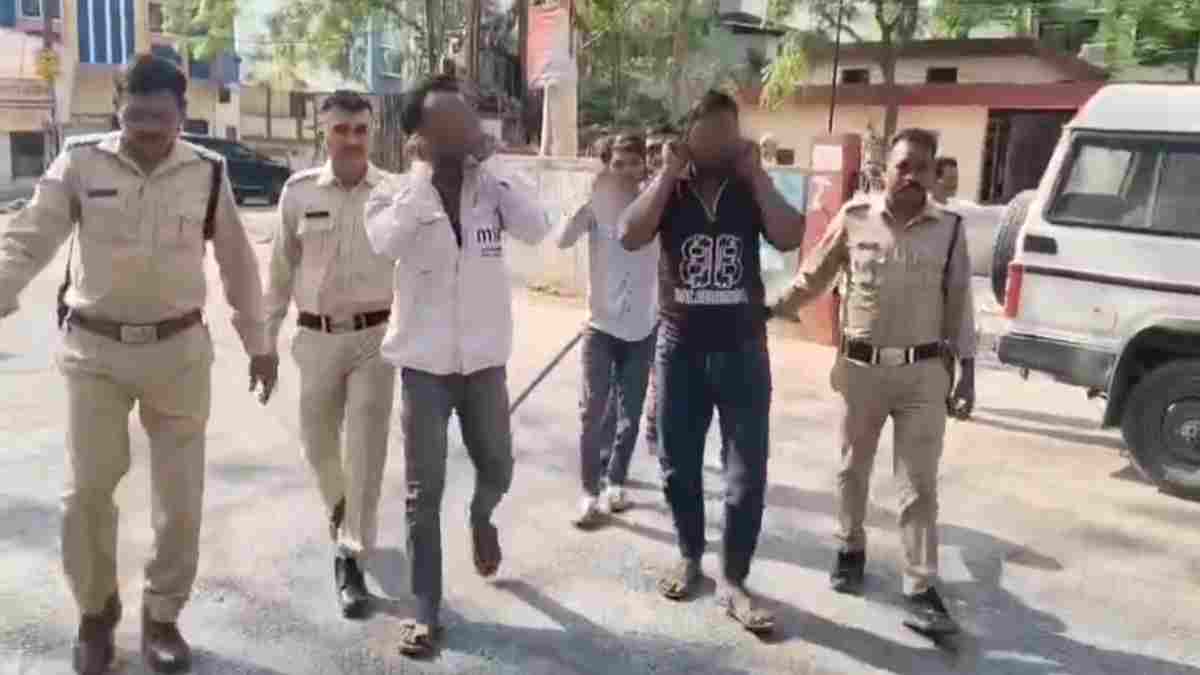 इंदौर में गुंडागर्दी पर एक्शन: राहगीर को चाकू दिखाकर लूट की कोशिश, 3 आरोपी गिरफ्तार, 3 फरार