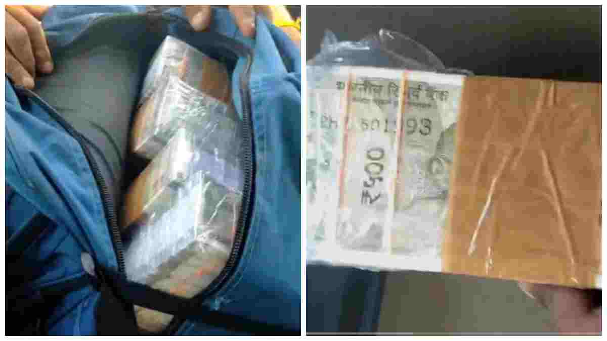 इंदौर के सांवेर में मिले नोटों से भरे दो बैग: जांच में चौंकाने वाला खुलासा – ऊपर एक असली नोट, अंदर निकली कागज की गड्डियां  