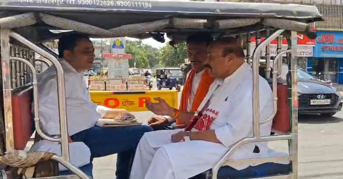 केंद्रीय मंत्री वीरेंद्र खटीक का अनोखा अंदाज: ई-रिक्शे की सवारी कर पहुंचे सर्किट हाउस, आमजन से की ये खास अपील