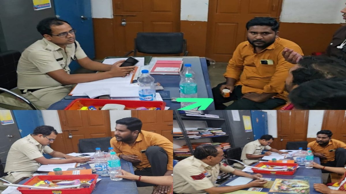 कबाड़ माफिया को VIP ट्रीटमेंट!, थाने के भीतर चाय पीते तस्वीर वायरल, ASP बोले- दस्तावेज जांच के लिए बुलाया गया था