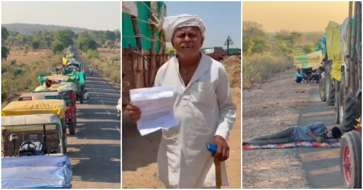 गेहूं खरीदी की बदहाली: 6 KM लंबी लाइन, 3 दिन का इंतजार… हताश किसान बोला- ‘अब जहर खाना ही रास्ता बचा है’