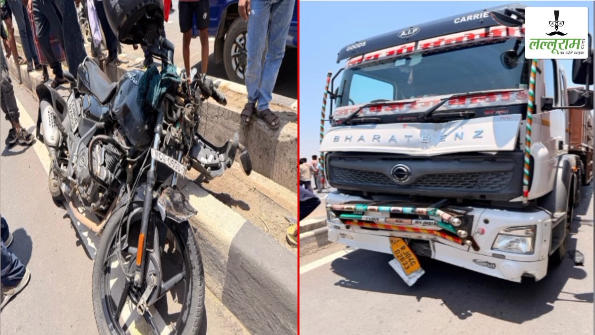 सड़क हादसे में हवलदार की मौत: ट्रक की चपेट में आने से गई जान, पुलिस कर रही घटना की जांच