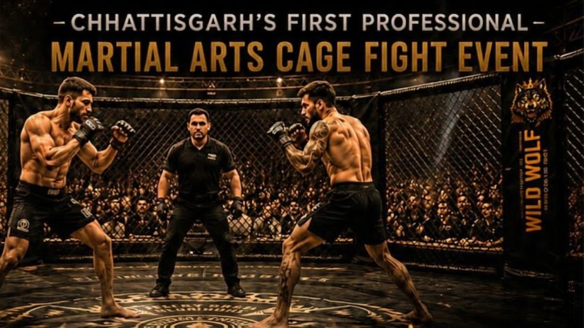 छत्तीसगढ़ में पहली बार होगी MMA केज फाइट, देश-विदेश के 120 फाइटर्स रायपुर में दिखाएंगे दमखम