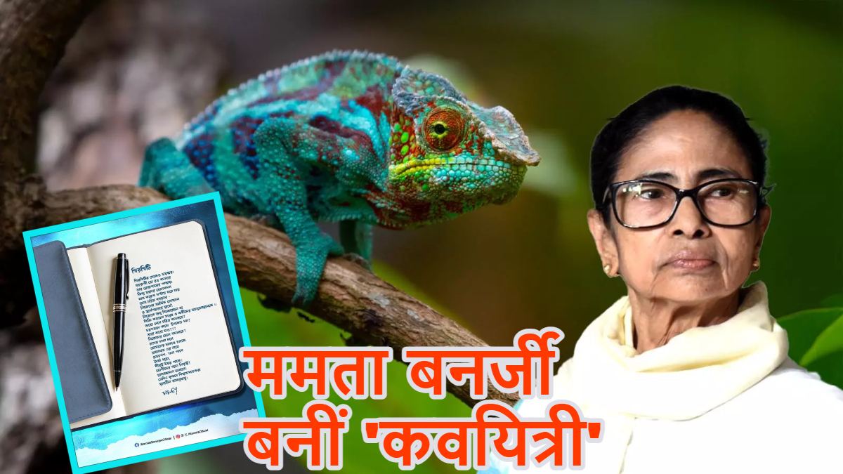 बंगाल चुनाव में हार के बाद ममता बनर्जी कवयित्री बनीं, शिकस्त के बाद छोड़कर जाने वाले नेताओं पर ‘गिरगिट’ शीर्षक से लिखी कविता