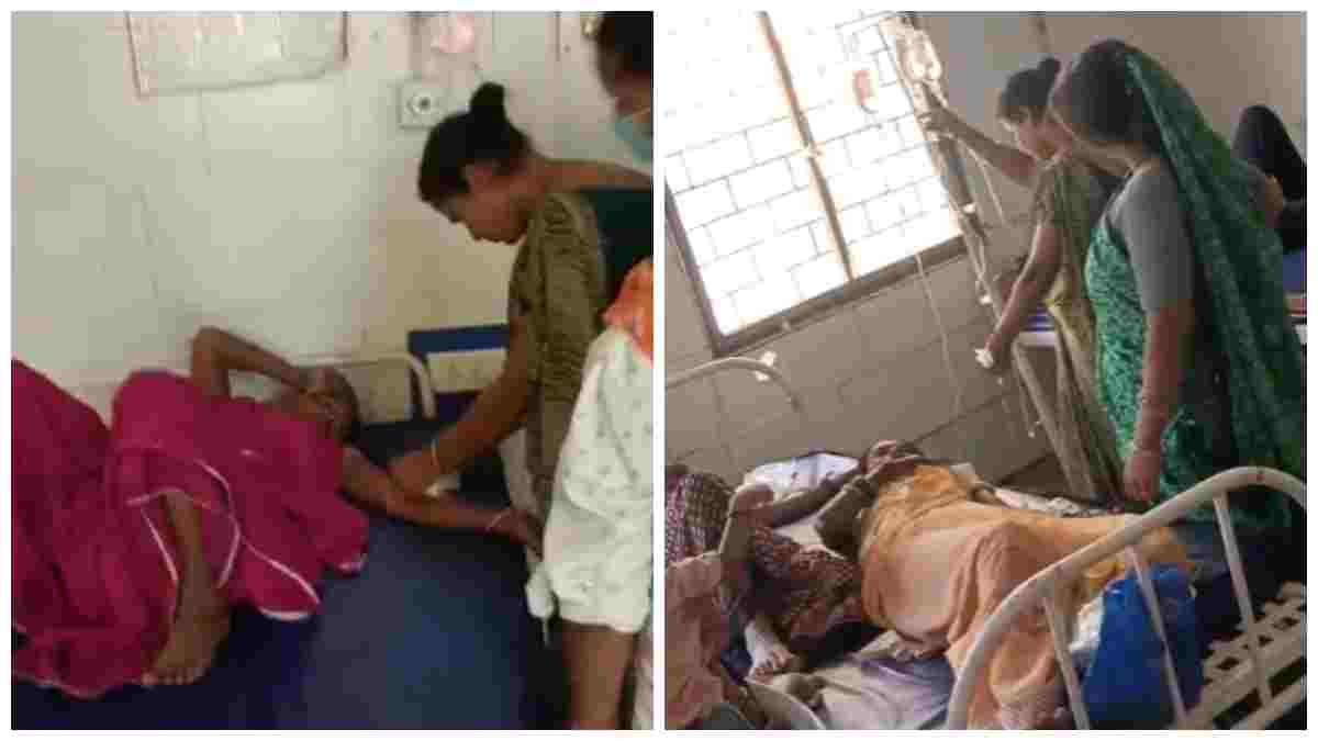 भगवान भरोसे सरकारी अस्पताल: महिला सफाई कर्मचारी लगा रहे मरीजों को इंजेक्शन और बोतल, Video वायरल