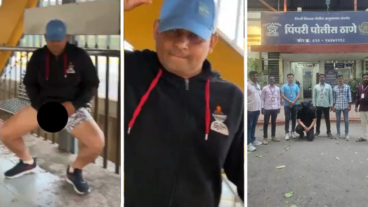 बस स्टॉप पर जाकिर युवती के सामने गंदा काम करने लगा; Video बनता देखकर हमला कर भागा, पुलिस ने अरेस्ट किया