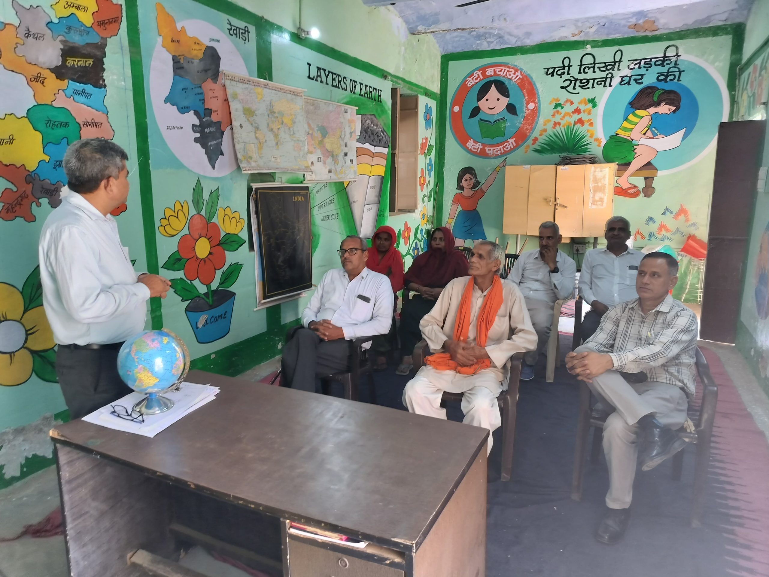 बीकानेर विद्यालय में जल संरक्षण पर जागरूकता कार्यक्रम, विद्यार्थियों ने ली जल बचाने की शपथ