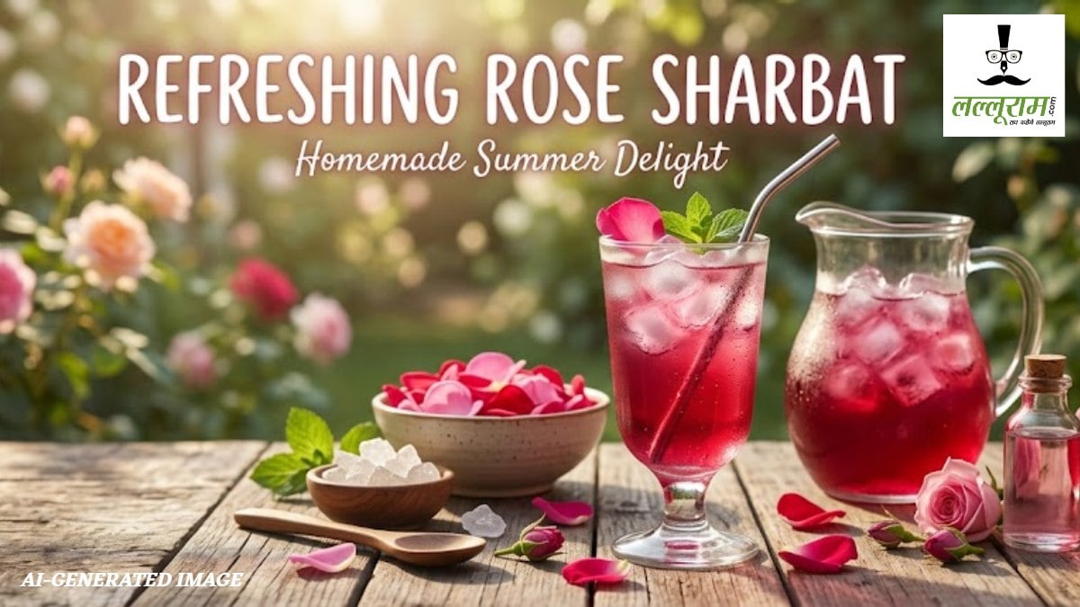 Rose Sharbat Recipe : घर पर बनाए गुलाब और मिश्री से बना रिफ्रेशिंग शरबत, सिर्फ एक गिलास में गर्मी हो जाएगी छूमंतर