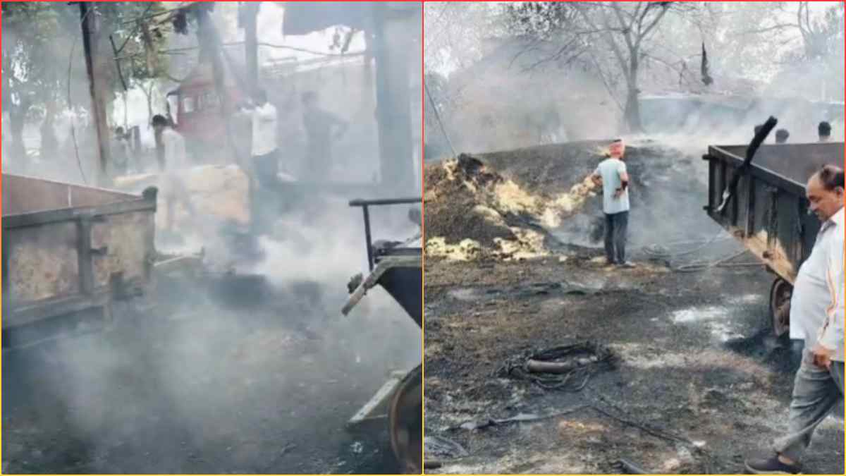 रायसेन में ‘अग्नि’ का तांडव: आंधी-तूफान से फैली आग, 5 जानवरों की जलकर मौत, कई घर भी चपेट में आए