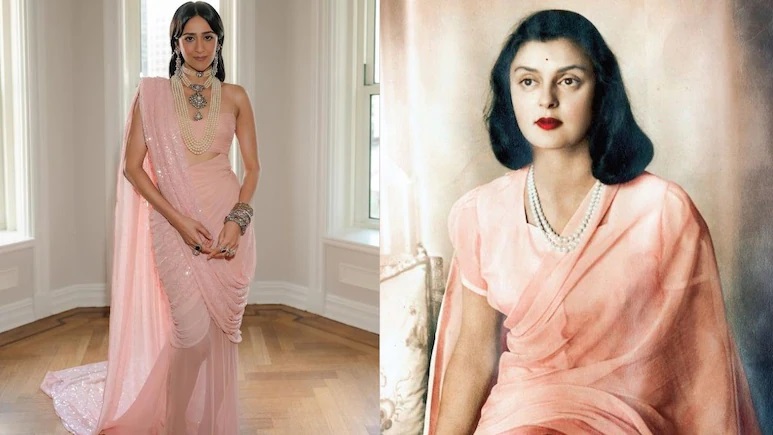 Met Gala 2026 में गौरवी ने पहनी दादी की विंटेज साड़ी, पद्मनाभ के कोट को बनाने में लगे 600 घंटे