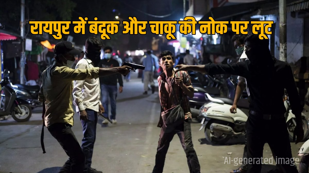 राजधानी में बंदूक और चाकू की नोक पर लूट : परिचित ने साथियों संग मिलकर युवक को रास्ते में घेरा, कैश लेकर हुए फरार