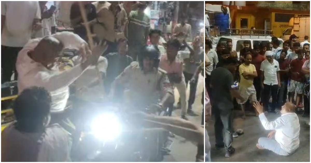 मानवता शर्मसार: युवक को भीड़ ने डंडों से पीटा, तमाशबीन बने पुलिसकर्मी का वीडियो वायरल