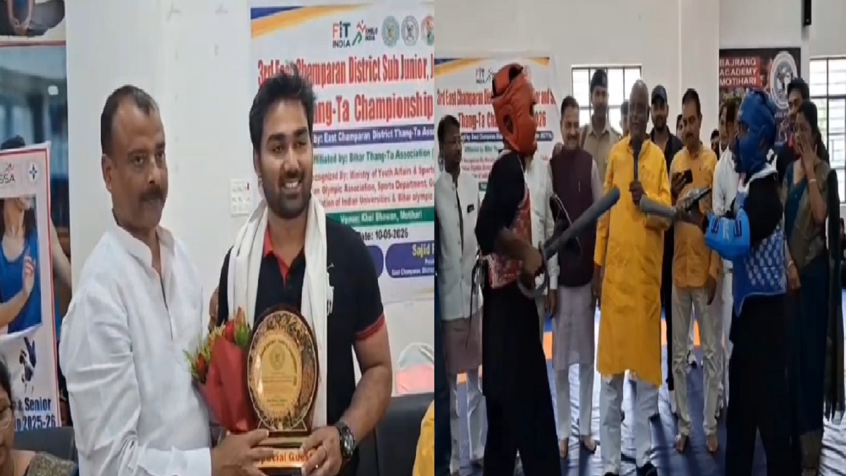 ‘मेडल लाओ-नौकरी पाओ’ का असर, विधायक ने थांग-ता में मेडल जीतने वाले खिलाड़ियों को किया सम्मानित