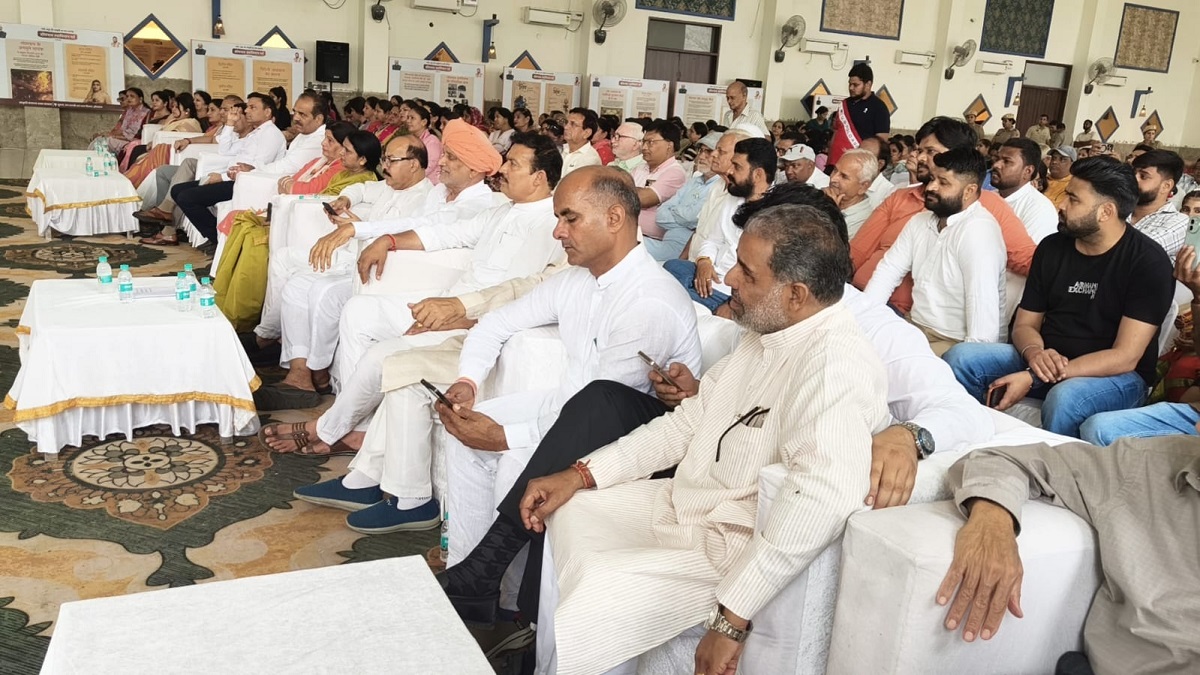 पीएम मोदी दूरदर्शी, राहुल गांधी का काम सिर्फ बहकाना, जगाधरी में बरसे कैबिनेट मंत्री श्याम सिंह राणा