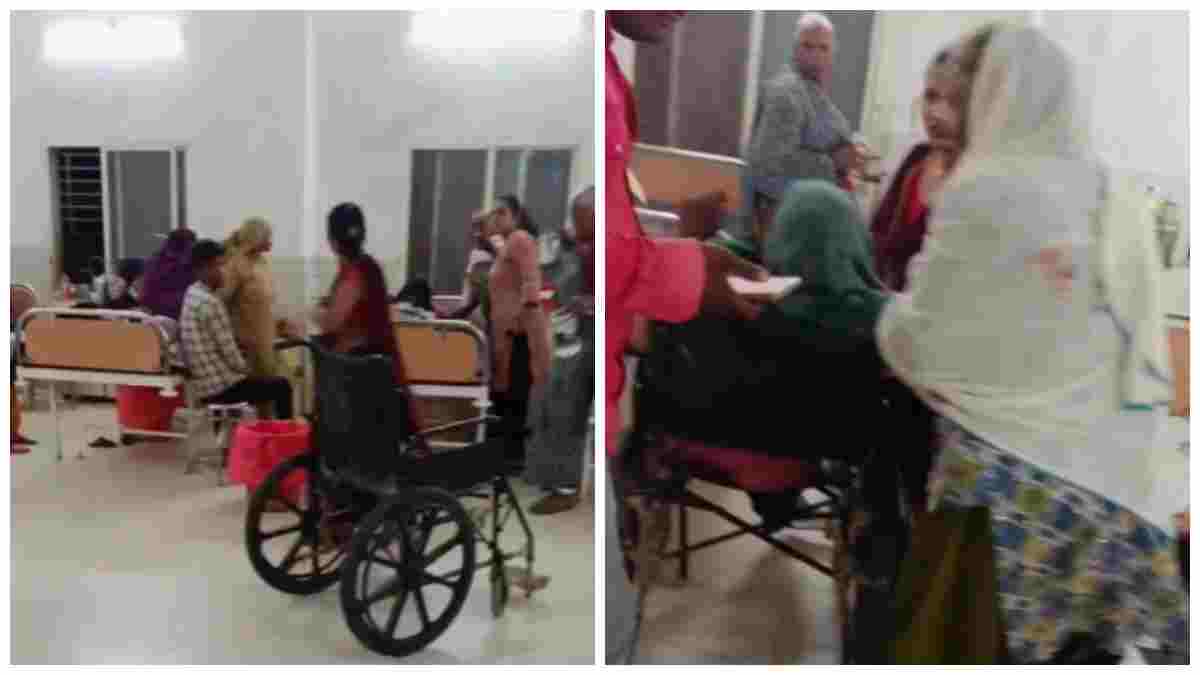 अस्पताल की चौखट पर महिला की डिलीवरी, वीडियो वायरल, कांग्रेस ने उठाए सवाल 