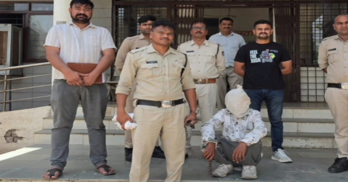 1 करोड़ की डकैती का फरार आरोपी गिरफ्तार: बंधक बनाकर की थी लूट, सोना-कैश और देशी कट्टा बरामद