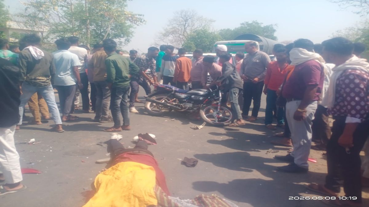 धार सड़क हादसे में 2 मौतः बीजेपी मंडल अध्यक्ष घायल, दो बाइक में आमने- सामने हुई भिड़ंत