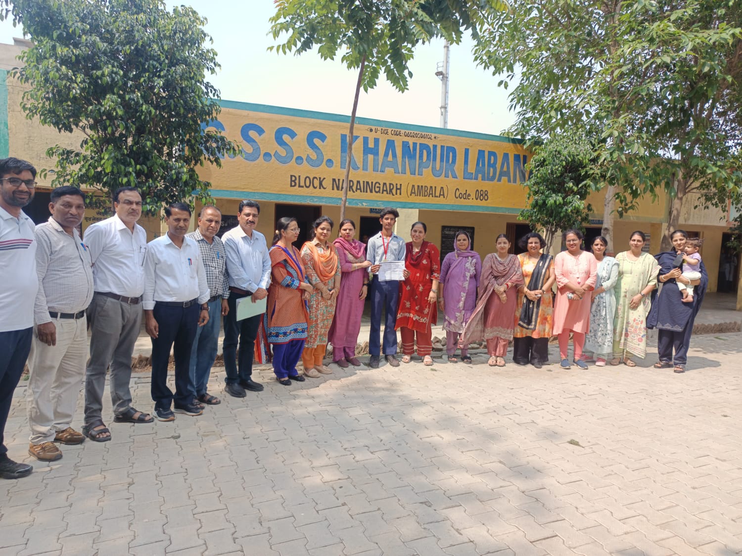 GSSS खानपुर लबाना का शानदार प्रदर्शन, सुपर 100 और 12वीं परिणाम में उत्कृष्ट सफलता