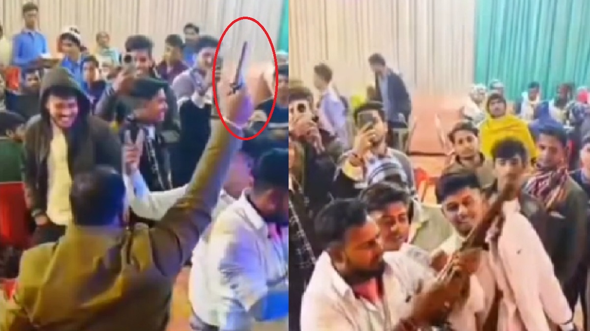 शादी समारोह के दौरान ताबड़तोड़ फायरिंग करते दिखा हत्याकांड का आरोपी, पुलिस ने दर्ज किया मामला