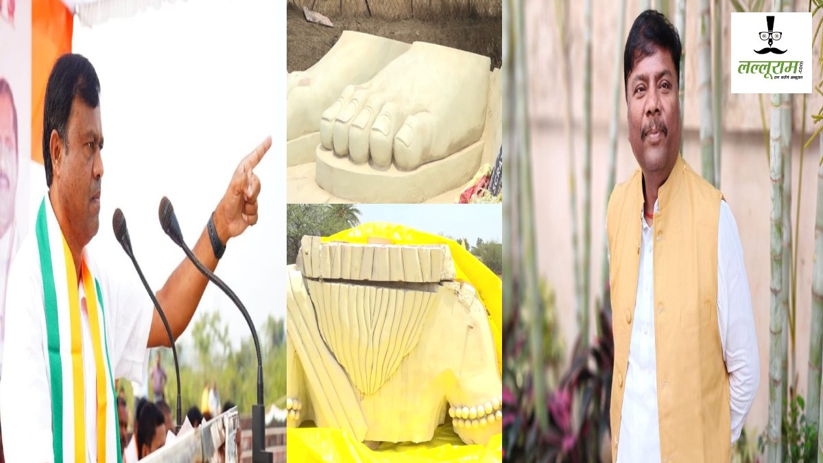 श्रीराम प्रतिमा को स्थापना का इंतजार: दीपक बैज बोले- सिर्फ चुनाव में याद आते हैं राम, केदार कश्यप ने कहा- आस्था के केंद्रों को कर रहे पुनर्जीवित