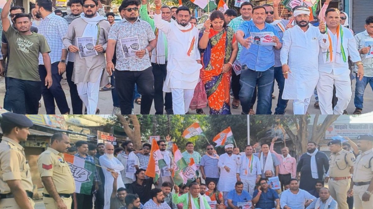उपमुख्यमंत्री के दौरे के बीच कांग्रेस का हल्लाबोल: रसोई गैस के बढ़ते दाम पर फूटा गुस्सा, केंद्र और राज्य सरकार के खिलाफ जमकर की नारेबाजी