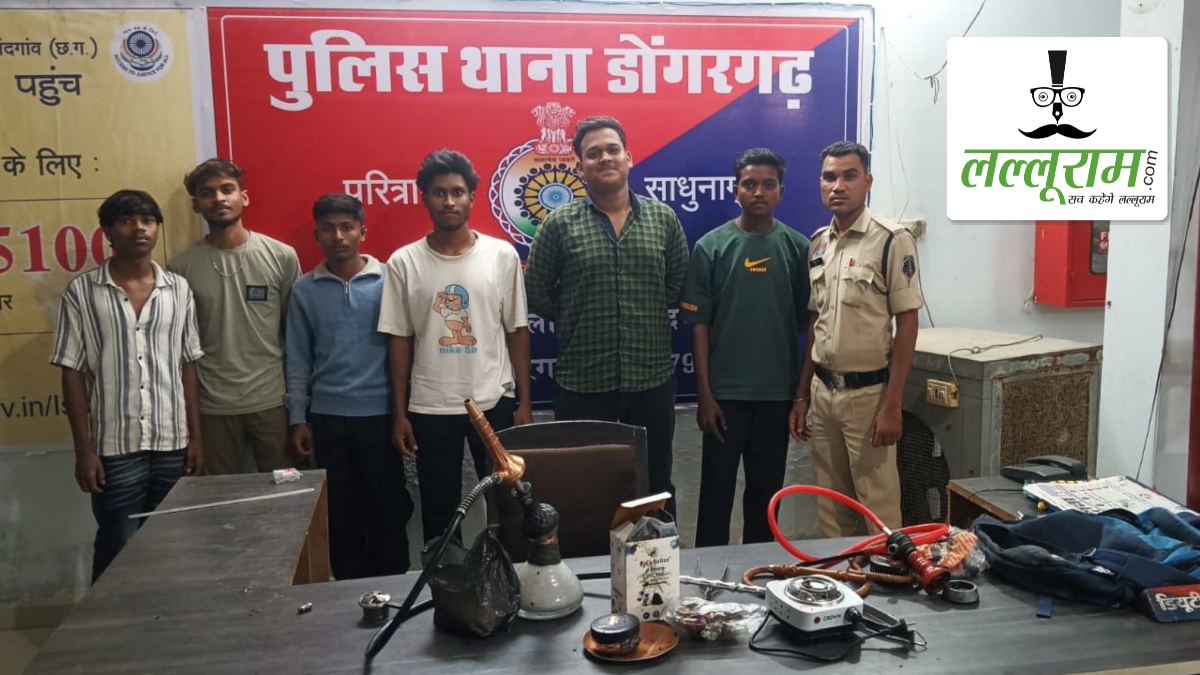 फार्म हाउस में देर रात चल रही थी हुक्का पार्टी, पुलिस ने मारी रेड, 6 युवकों को किया गिरफ्तार