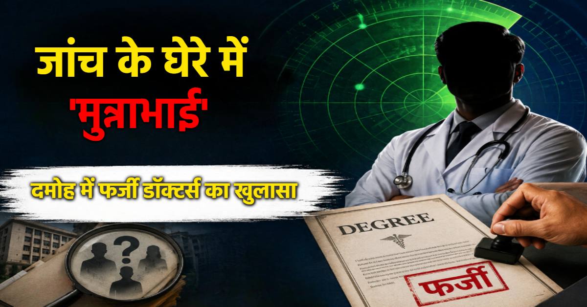 एमपी के मुन्नाभाई रडार पर: दमोह में तीन डॉक्टर्स का खुलासा, जांच के घेरे में फर्जी डिग्री से Doctor बनने वाले अन्य लोग