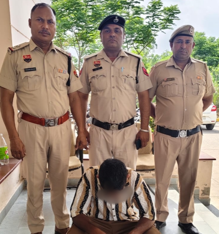 अम्बाला पुलिस की बड़ी कार्रवाई, 3 किलो 580 ग्राम गांजा सहित आरोपी गिरफ्तार