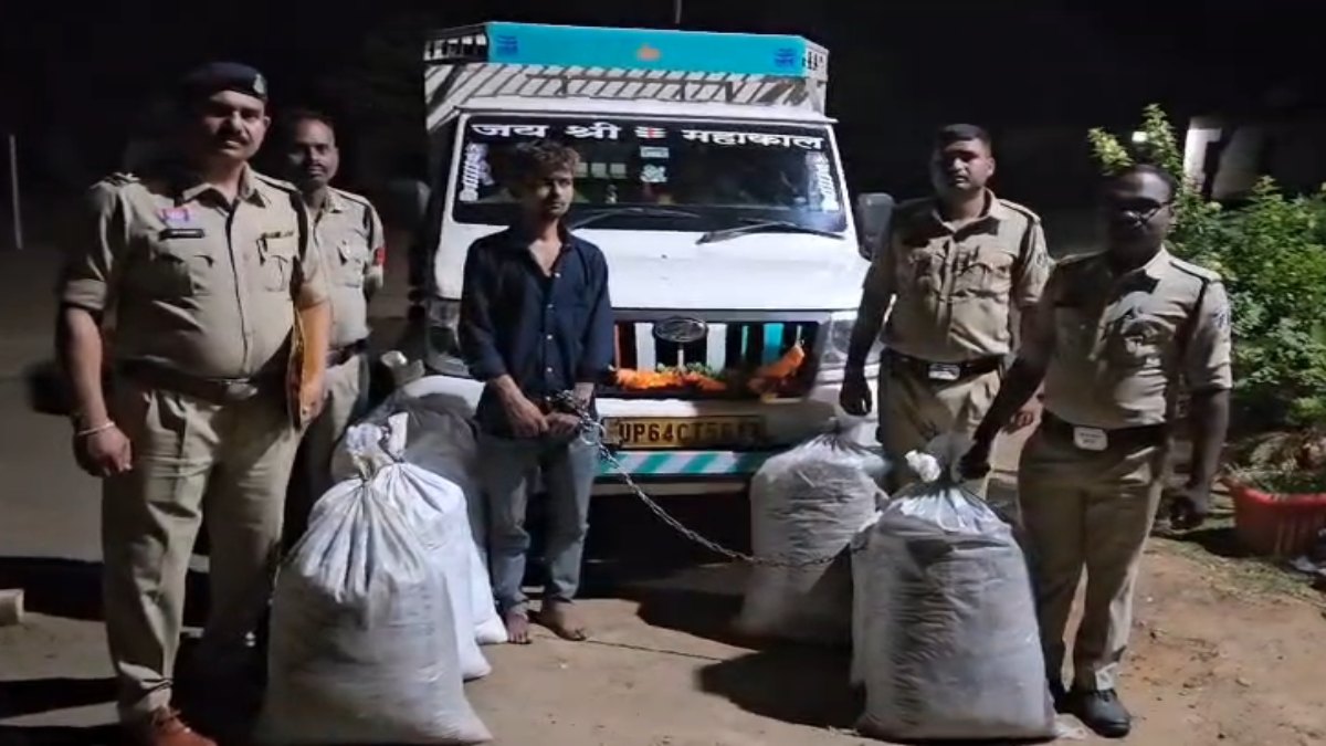 फिर दबोचे गए गांजा तस्कर: सब्जी के कैरेट में छिपाकर ले जा रहे थे 65 लाख का माल, हफ्तेभर में तीसरी बड़ी कामयाबी