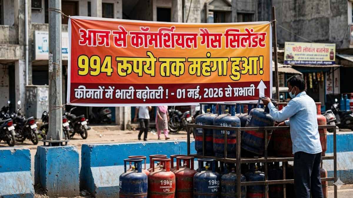 LPG Gas Price 2026 : महंगा हुआ कमर्शियल सिलेंडर, ऑनलाइन गेमिंग समेत होंगे ये 4 बड़े बदलाव …