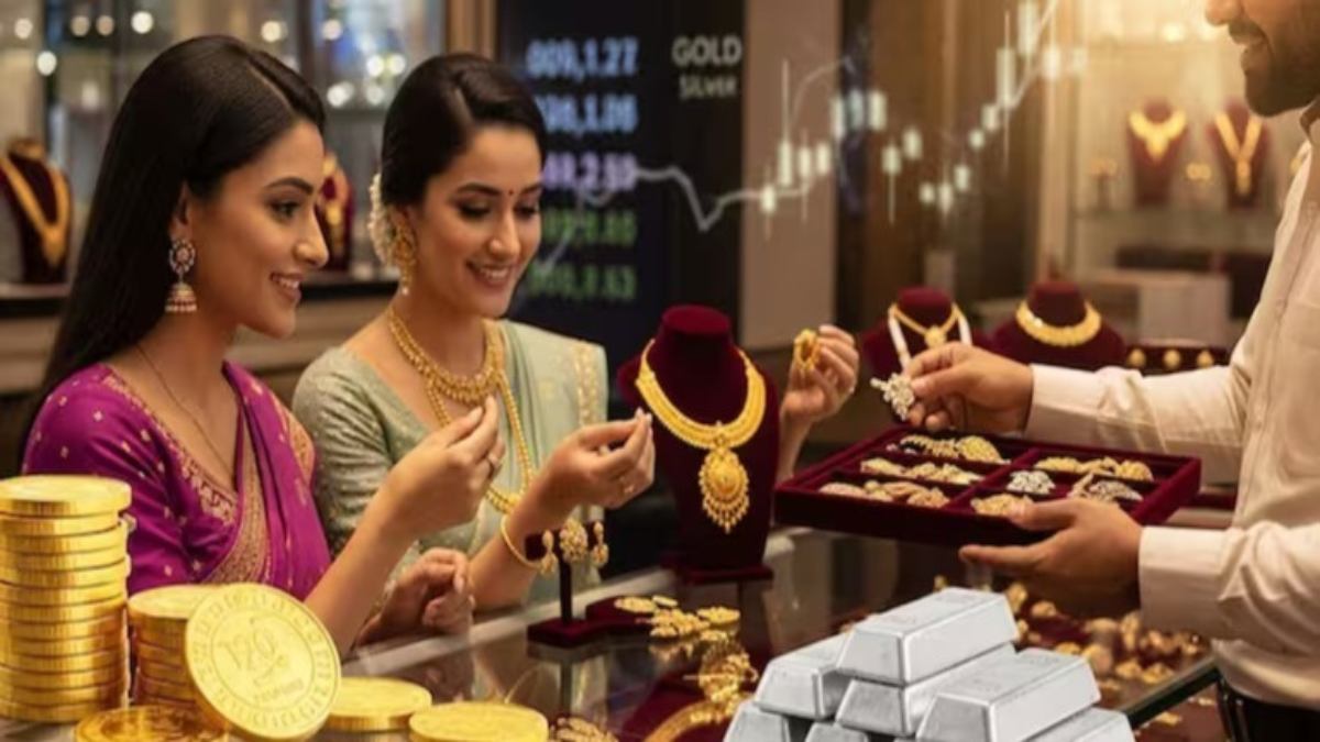 Gold Silver Price Today : 2 दिन से सोने में गिरावट, लेकिन चांदी चमक उठी, जानिए आपके शहर में जेवरों का भाव ?