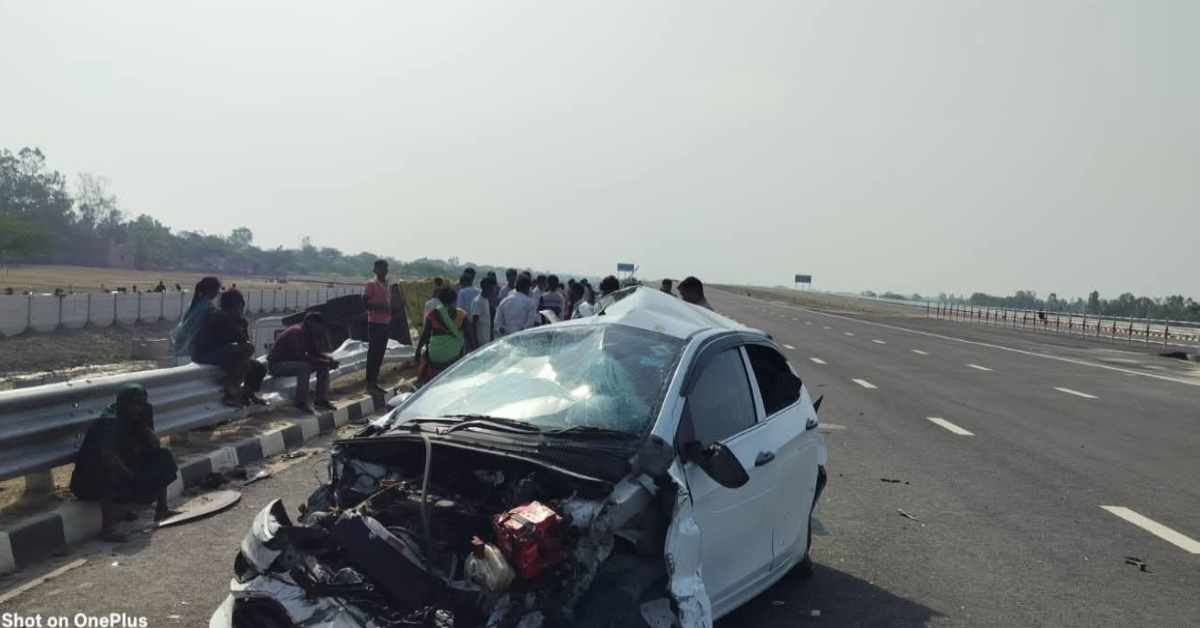 हाइवे, हादसा और हाहाकारः ट्रक और कार के बीच जोरदार भिड़ंत, मची चीख-पुकार, मां-बाप और बेटे का हाल देख सहम उठे लोग