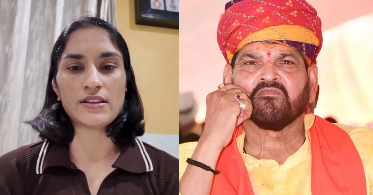 विनेश फोगाट ने बृजभूषण सिंह पर फिर लगाए आरोप, कहा- मारा जा रहा खिलाड़ियों का हक
