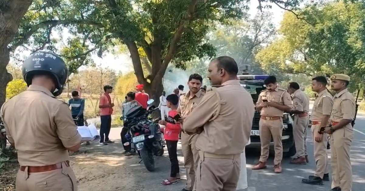 हादसे ने छीन ली परिवार की खुशियां : अज्ञात वाहन ने बाइक को मारी ठोकर, गाड़ी के उड़े परखच्चे, 2 मौत