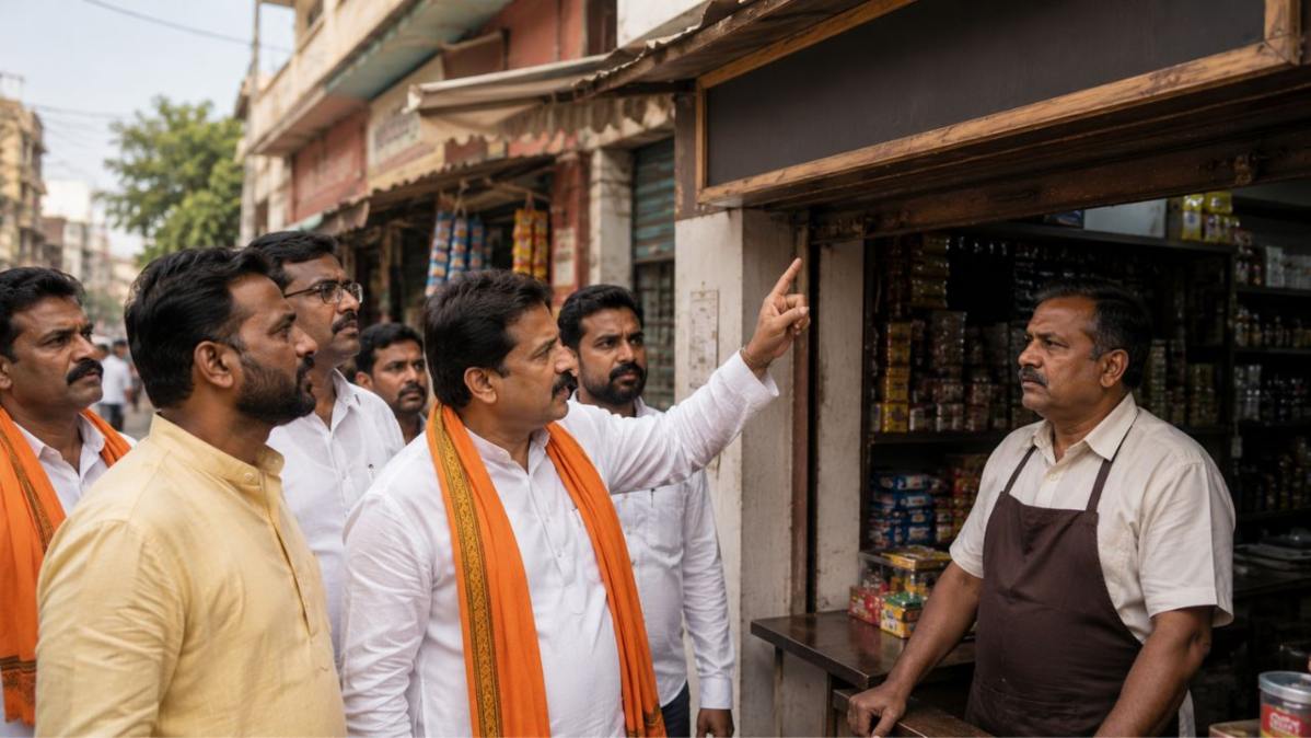 मुंबई में दुकानों और होटलों पर मराठी साइनबोर्ड लगाने के निर्देश, न मानने पर होगा ‘शिवसेना स्टाइल’ में कार्रवाई