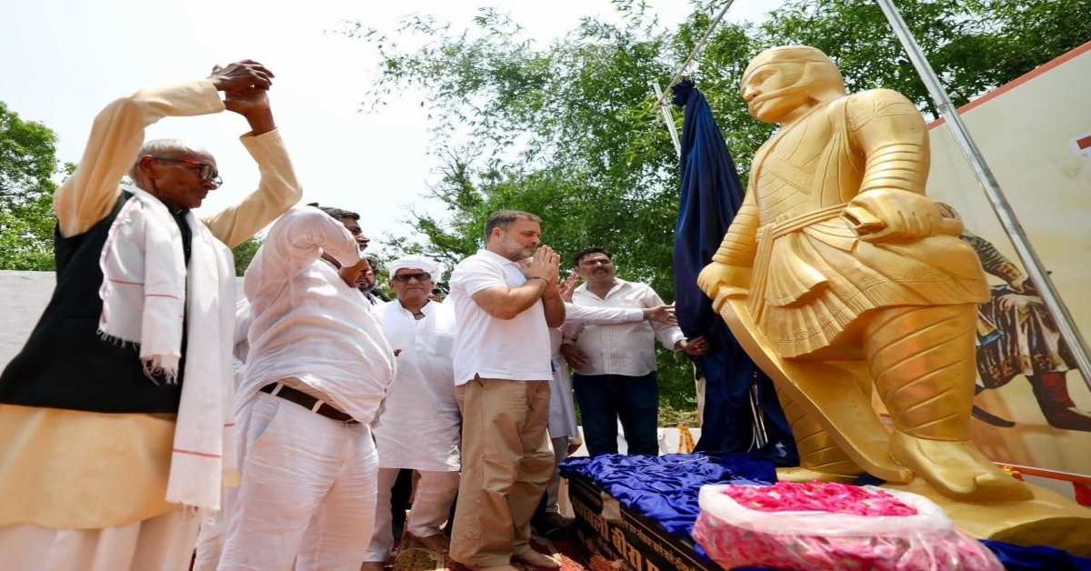 27 की जंग, पासी आएंगे संग! सामाजिक समीकरणों को साधने में जुटी कांग्रेस, राहुल गांधी ने महानायक वीरा पासी की मूर्ति का अनावरण कर दिया खास मैसेज